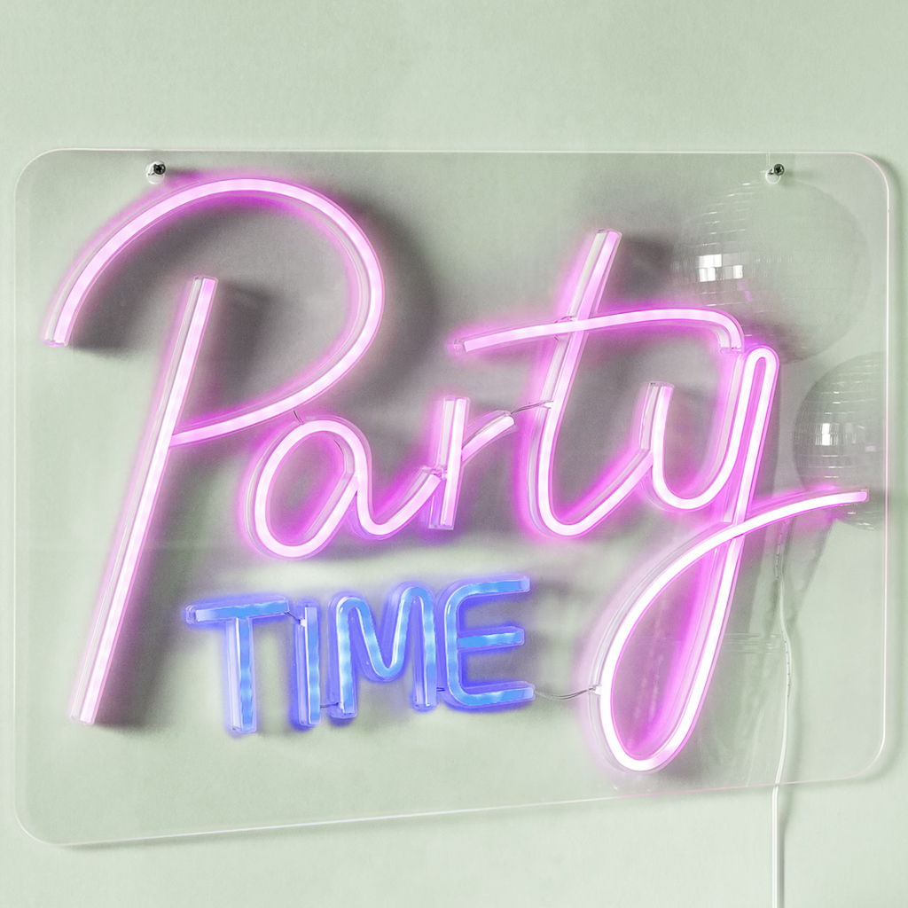 idée cadeau fille ado néon mural party time