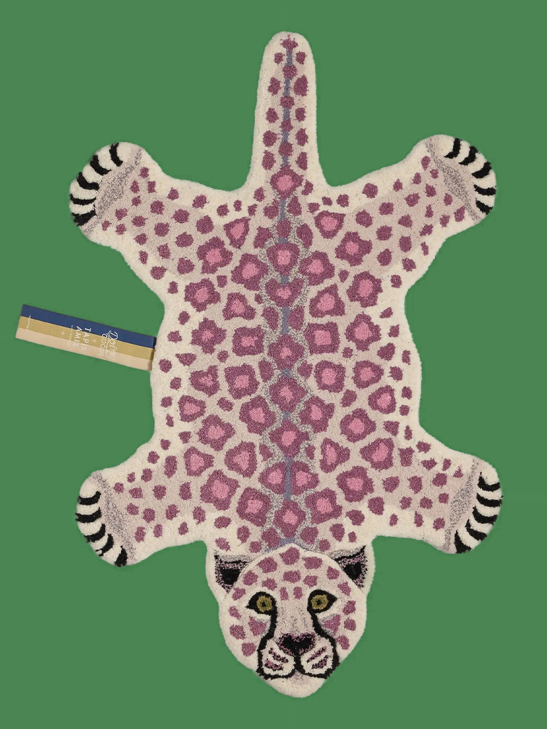 idée cadeau fille ado tapis léopard