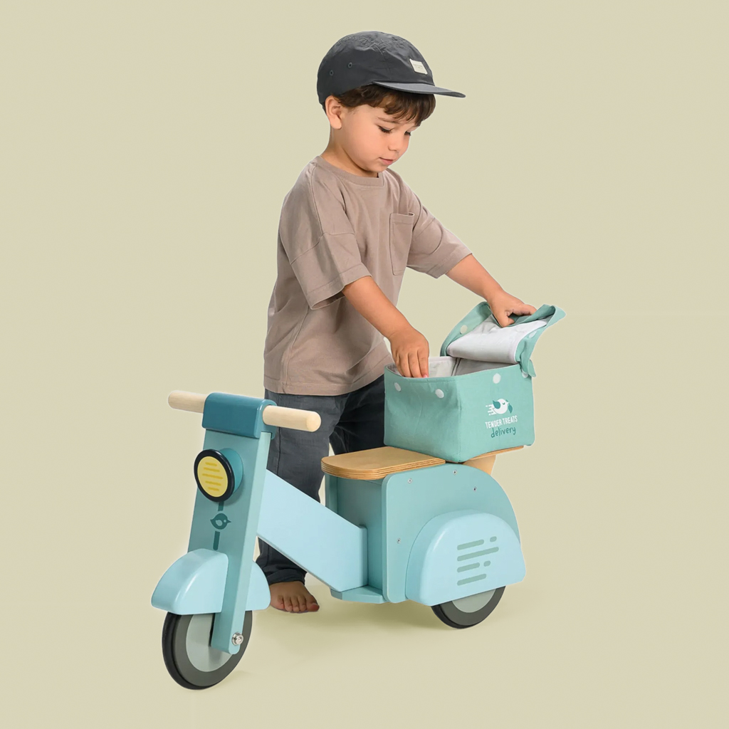 draisienne scooter en bois enfant