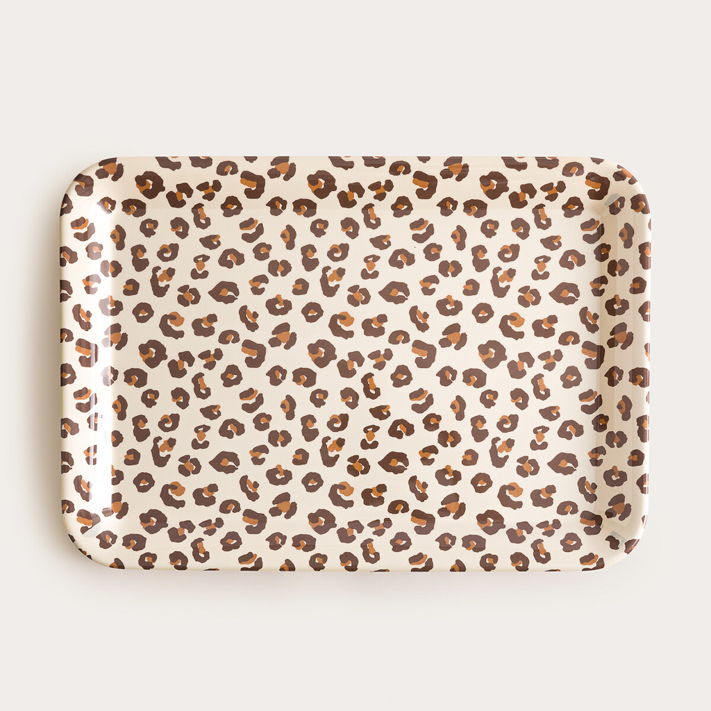 idée cadeau femme plateau léopard