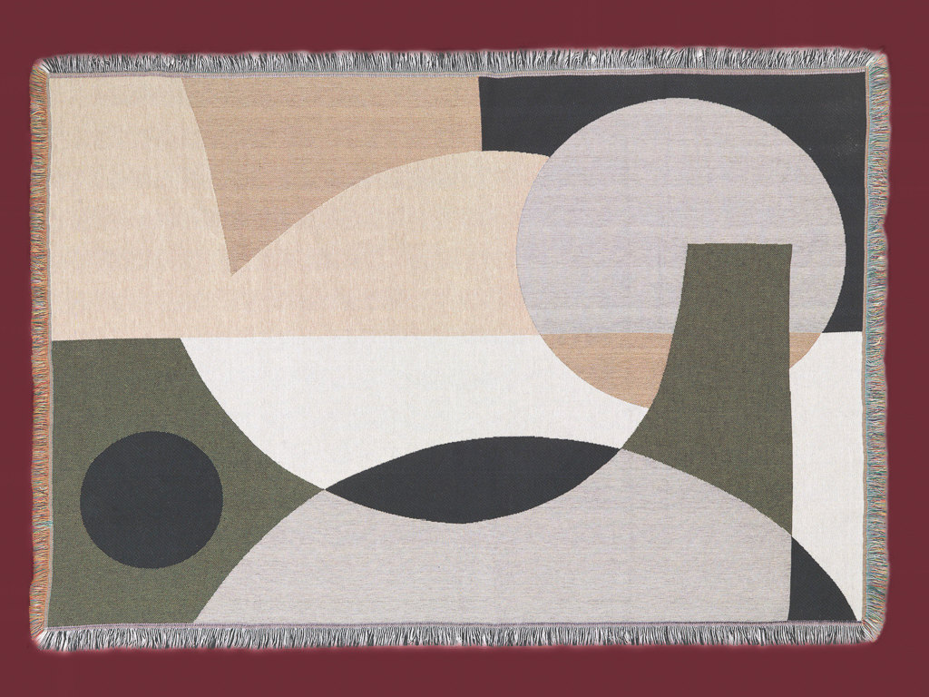 idée cadeau homme plaid motif géométrique