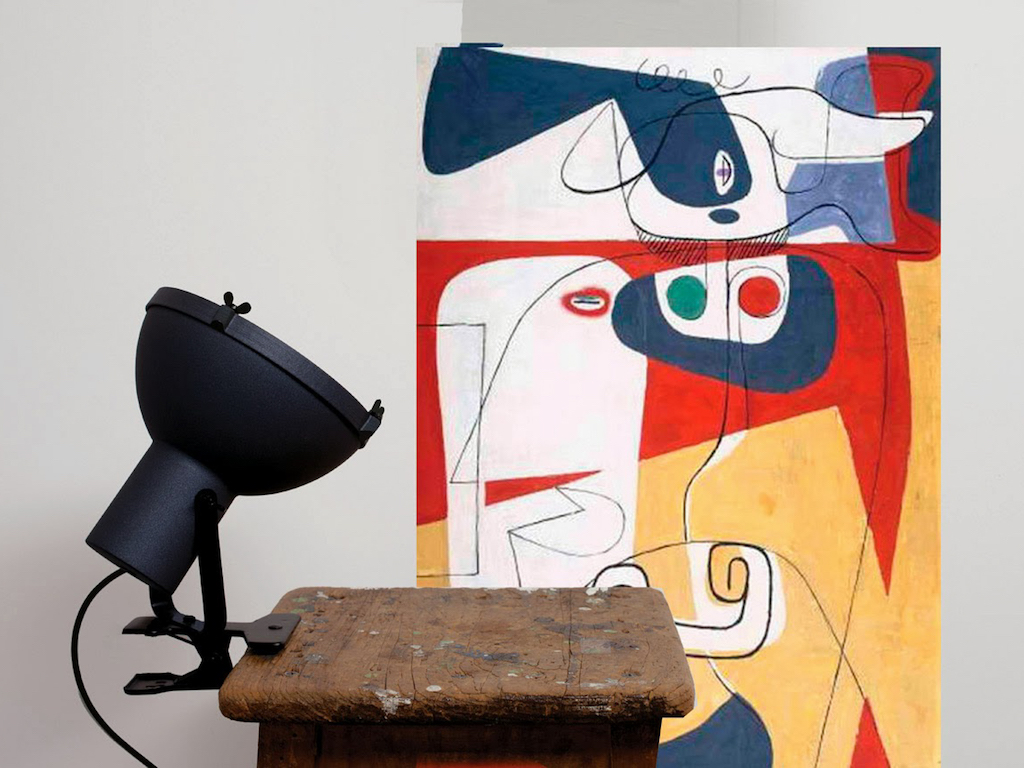 lampe projecteur Le Corbusier