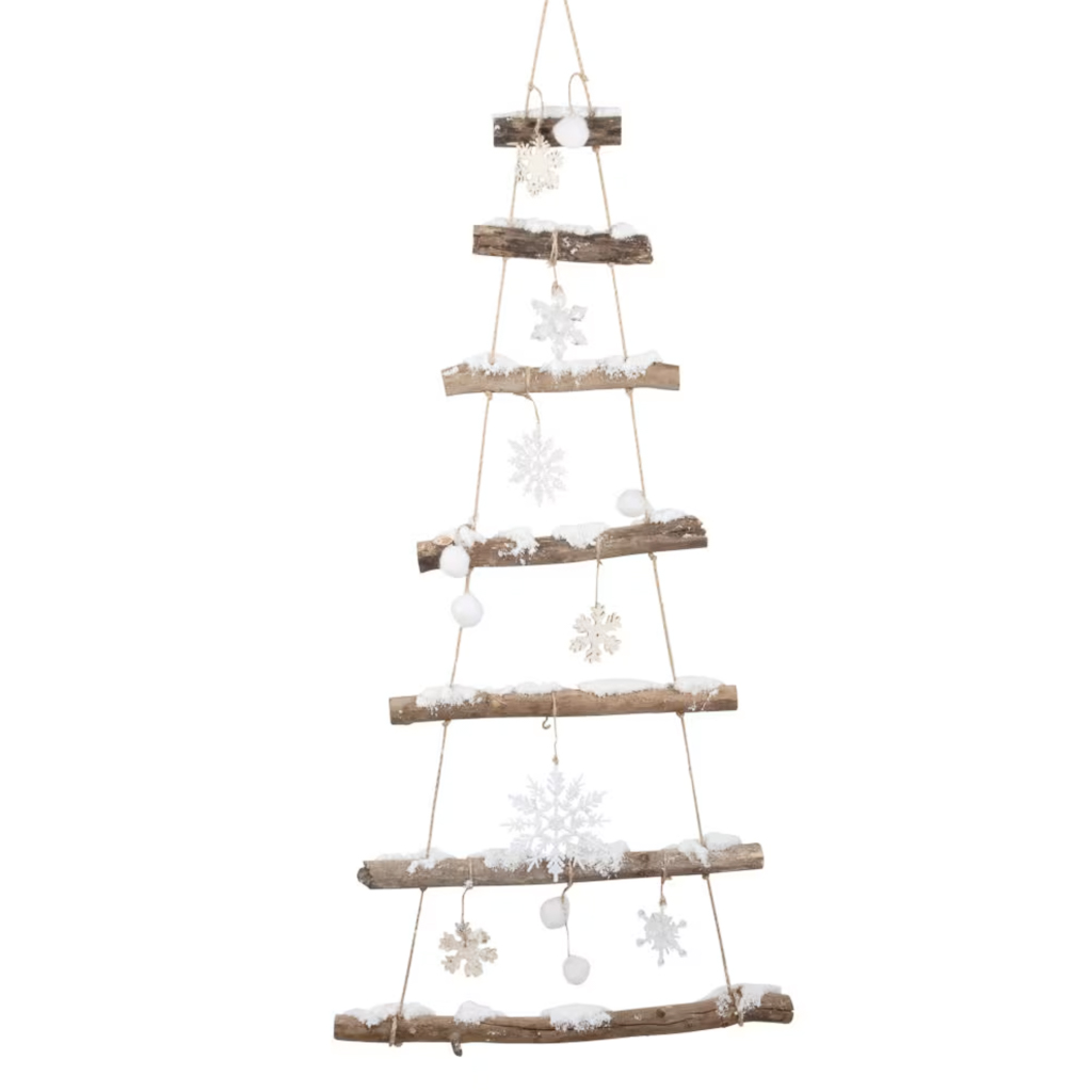 sapin en bois à suspendre