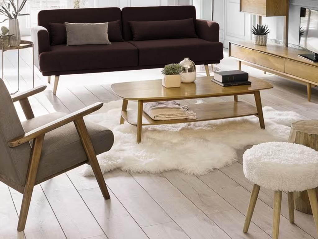 tapis en peau de mouton