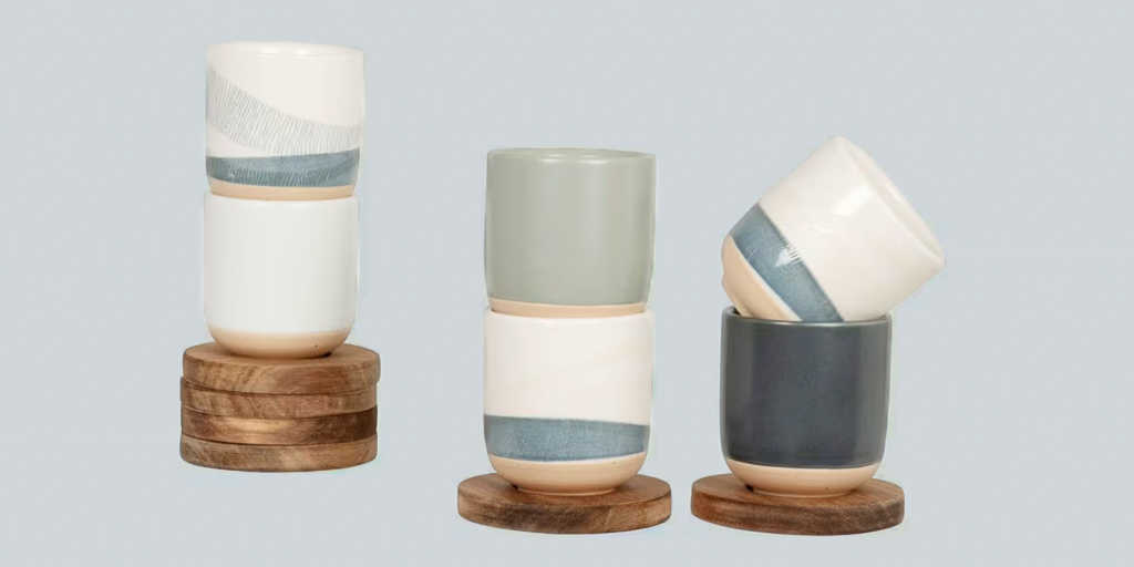 déco bleu beige et bois