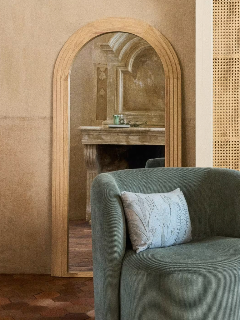miroir arche en bois