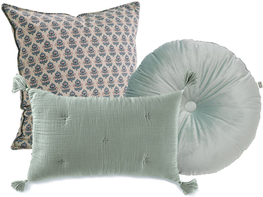 comment assortir des coussins sur un canapé