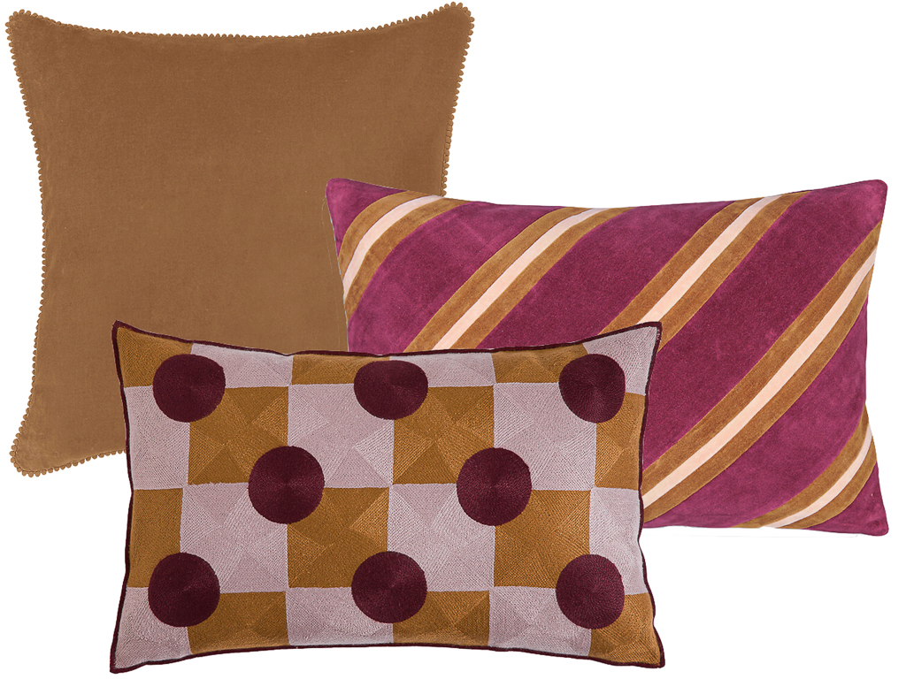 comment assortir des coussins sur un canapé