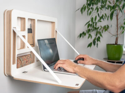 Où trouver un bureau mural rabattable extra plat ? - Joli Place