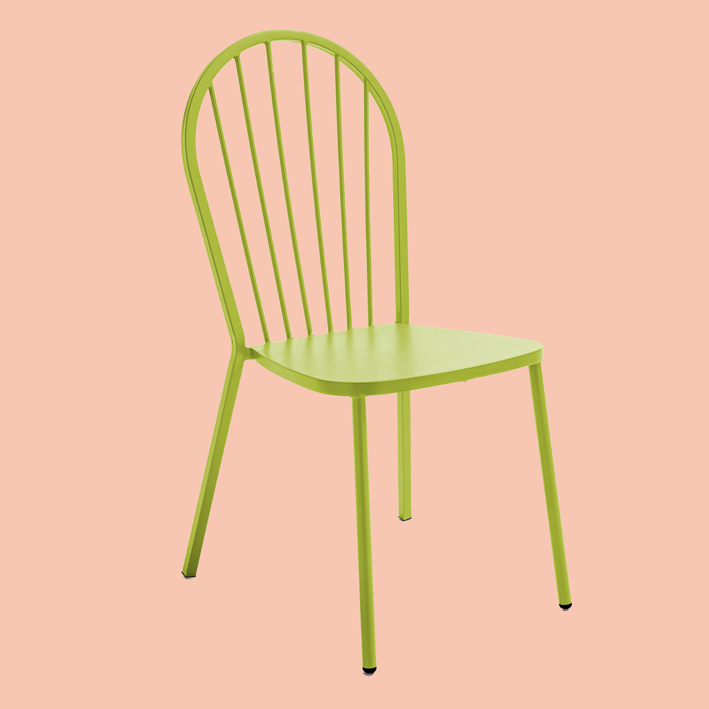 chaise de jardin vert anis