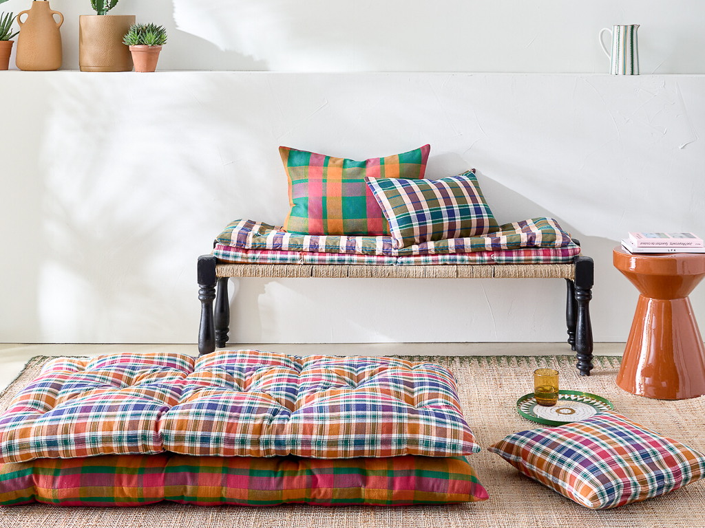 matelas de sol motif madras