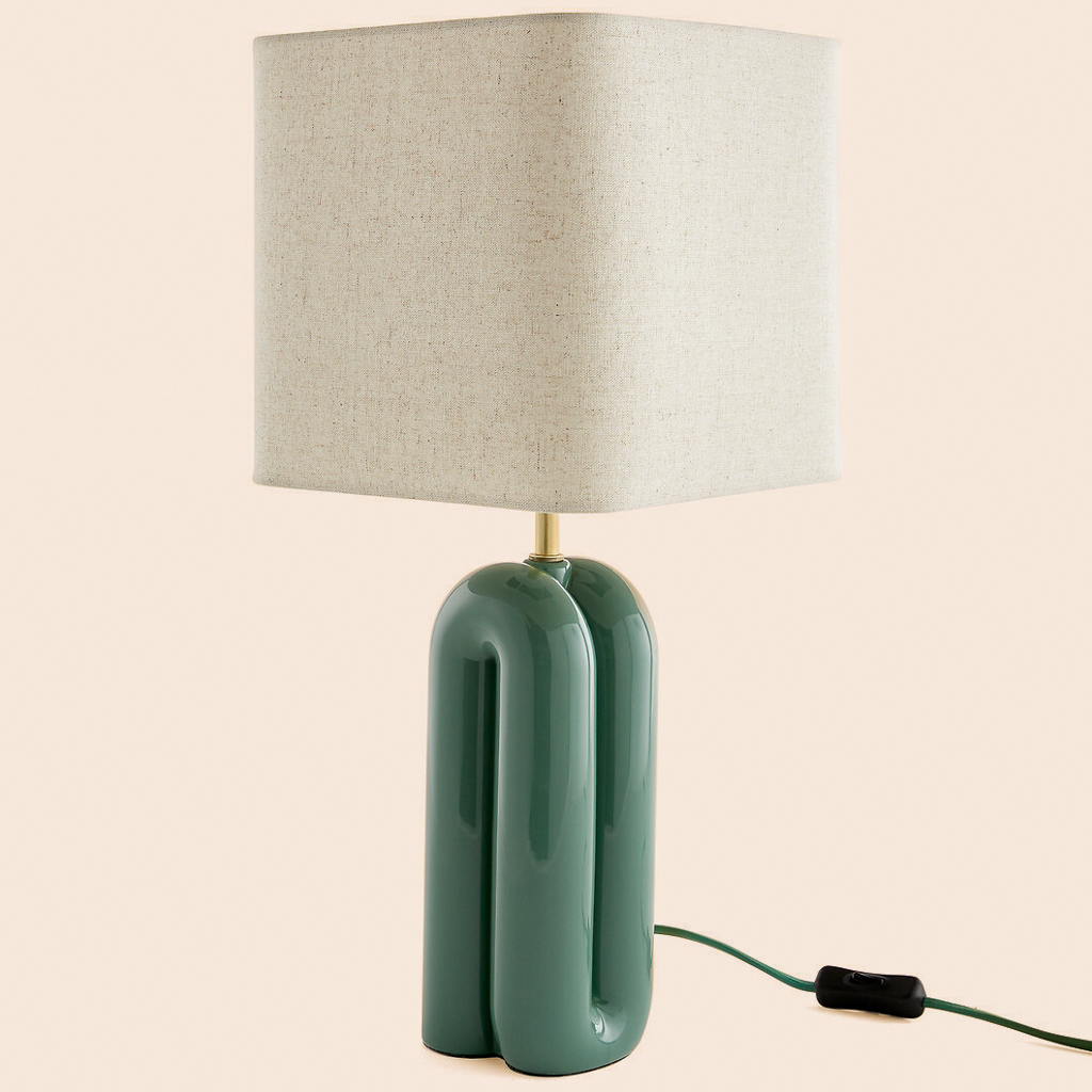 lampe design verte