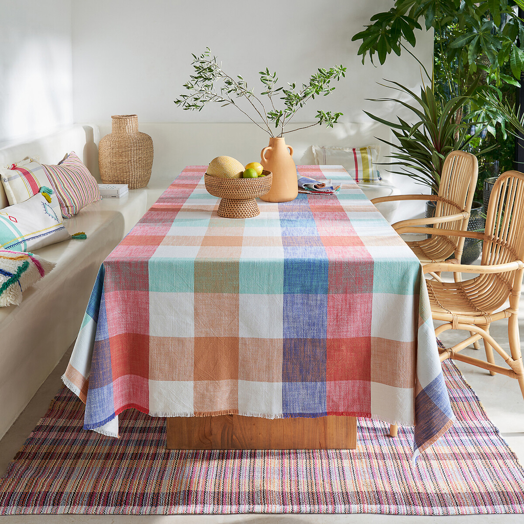 nappe tissu madras