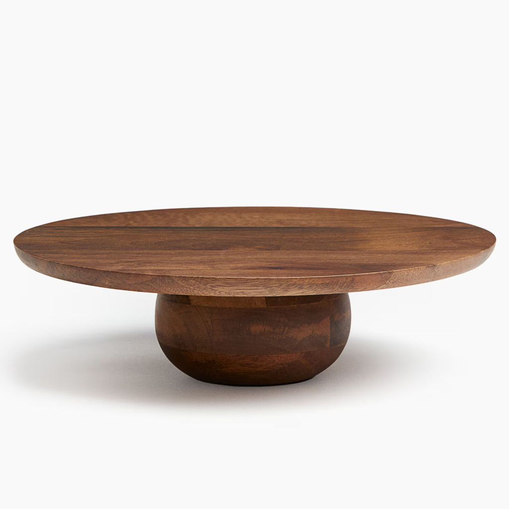 présentoir à gâteaux en bois