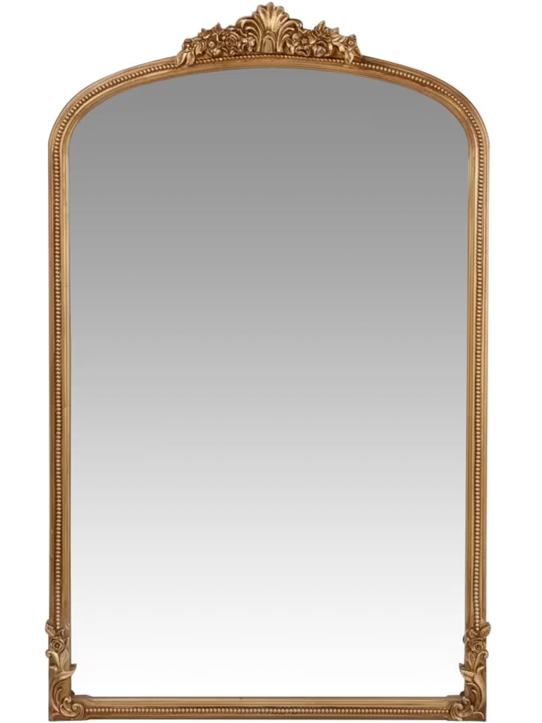 miroir trumeau doré