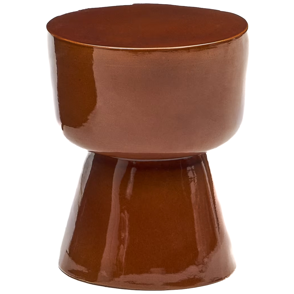 table d'appoint d'extérieur rouge