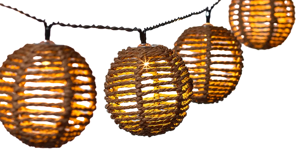 guirlande lumineuse bohème jardin