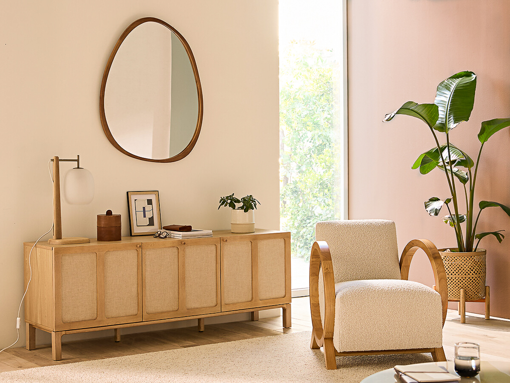 déco beige marron et rose