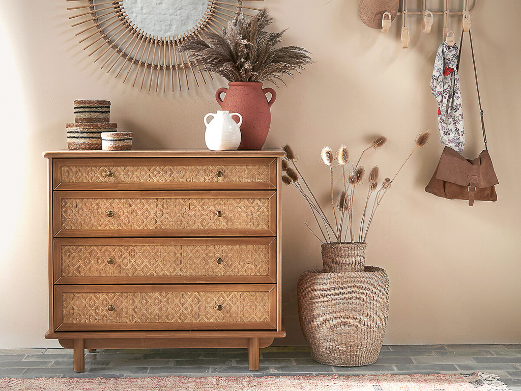 déco beige marron et rose