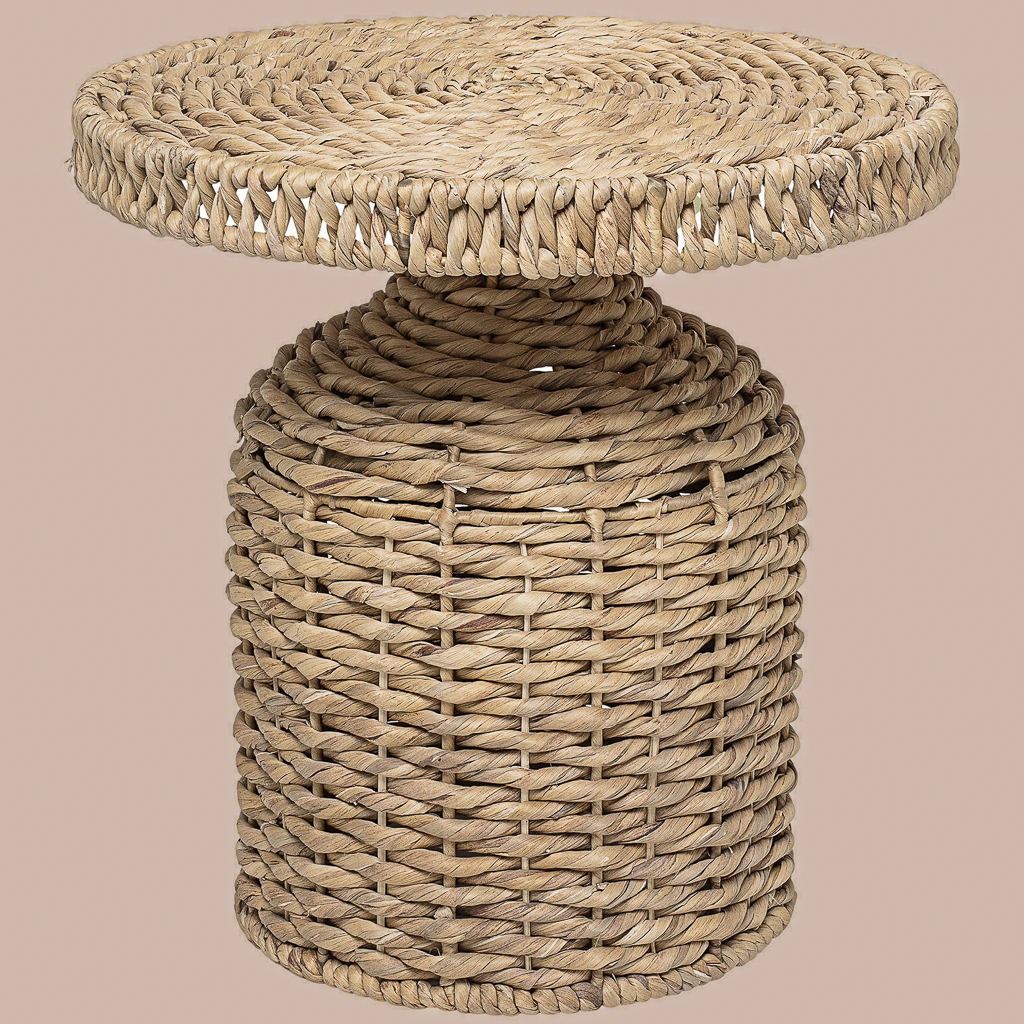 bout de canapé en fibres naturelles