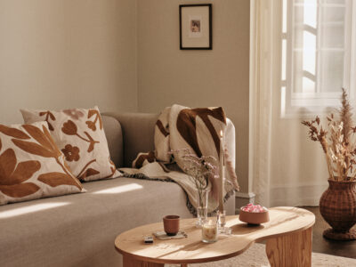 déco beige marron et rose