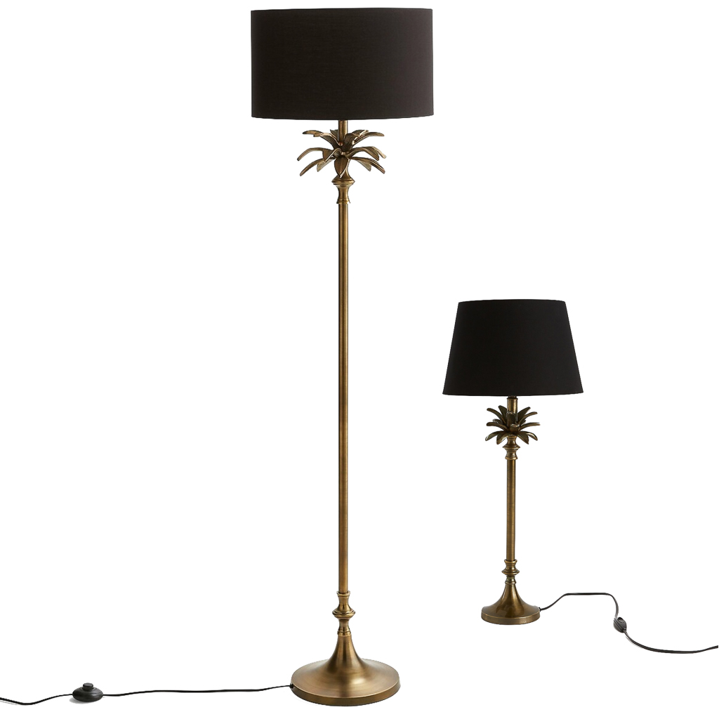 pied de lampe palmier