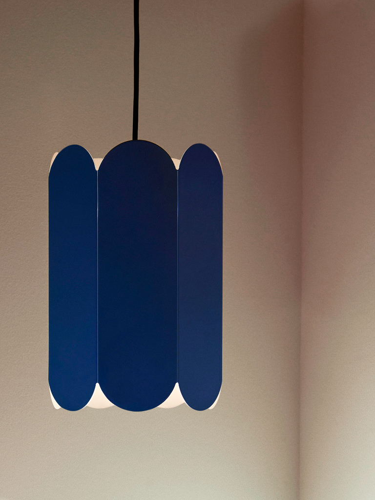 déco beige et bleu indigo