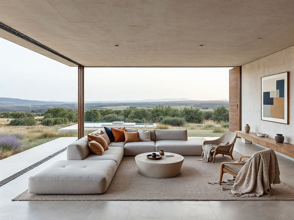 décoration maison contemporaine à Gordes