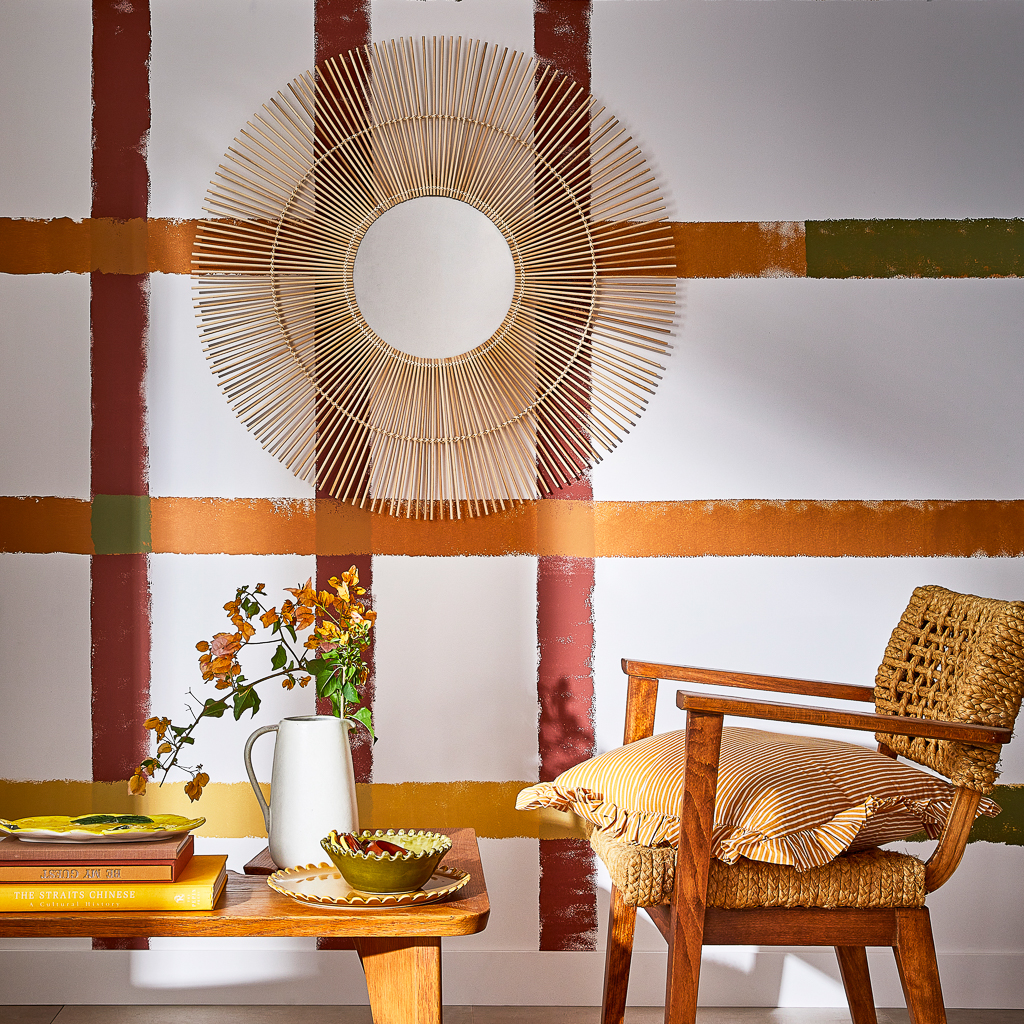 DIY peindre des rayures sur un mur