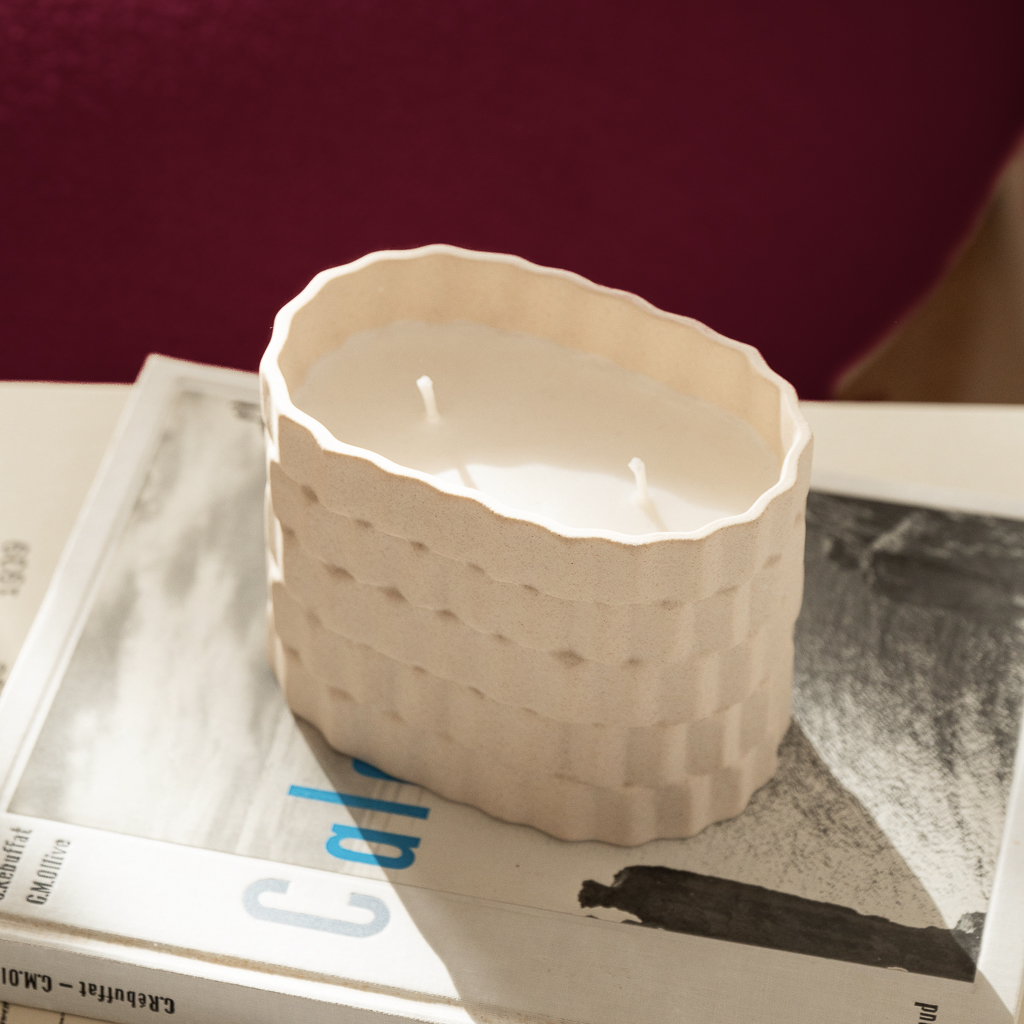 bougie parfumée en céramique