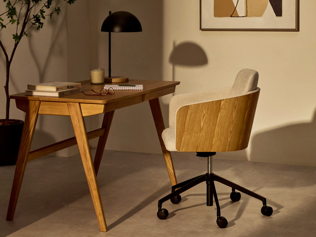 bureau vintage style scandinave