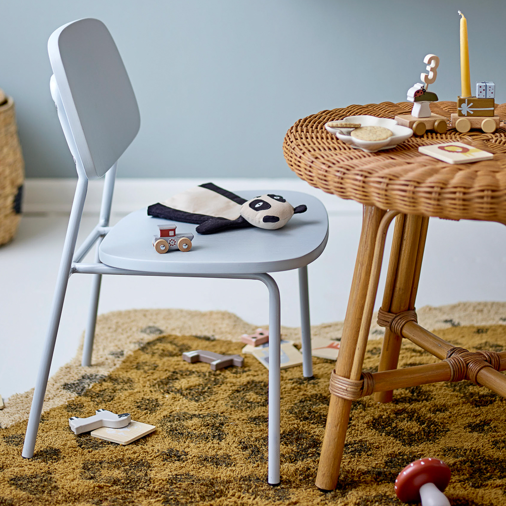 chambre enfant couleurs rétro