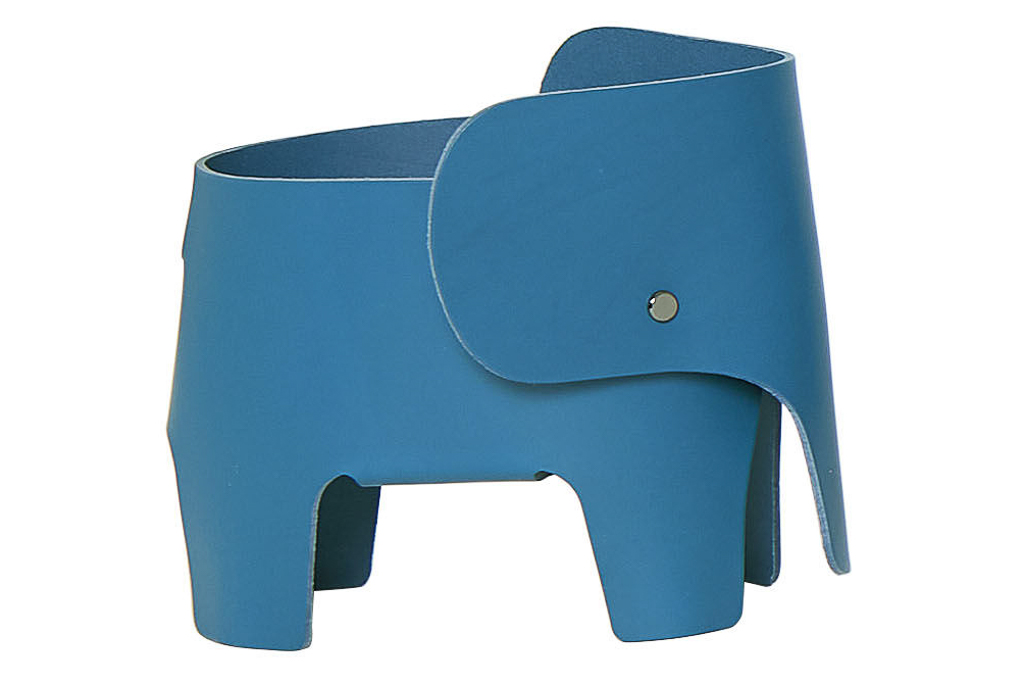 lampe éléphant bleue
