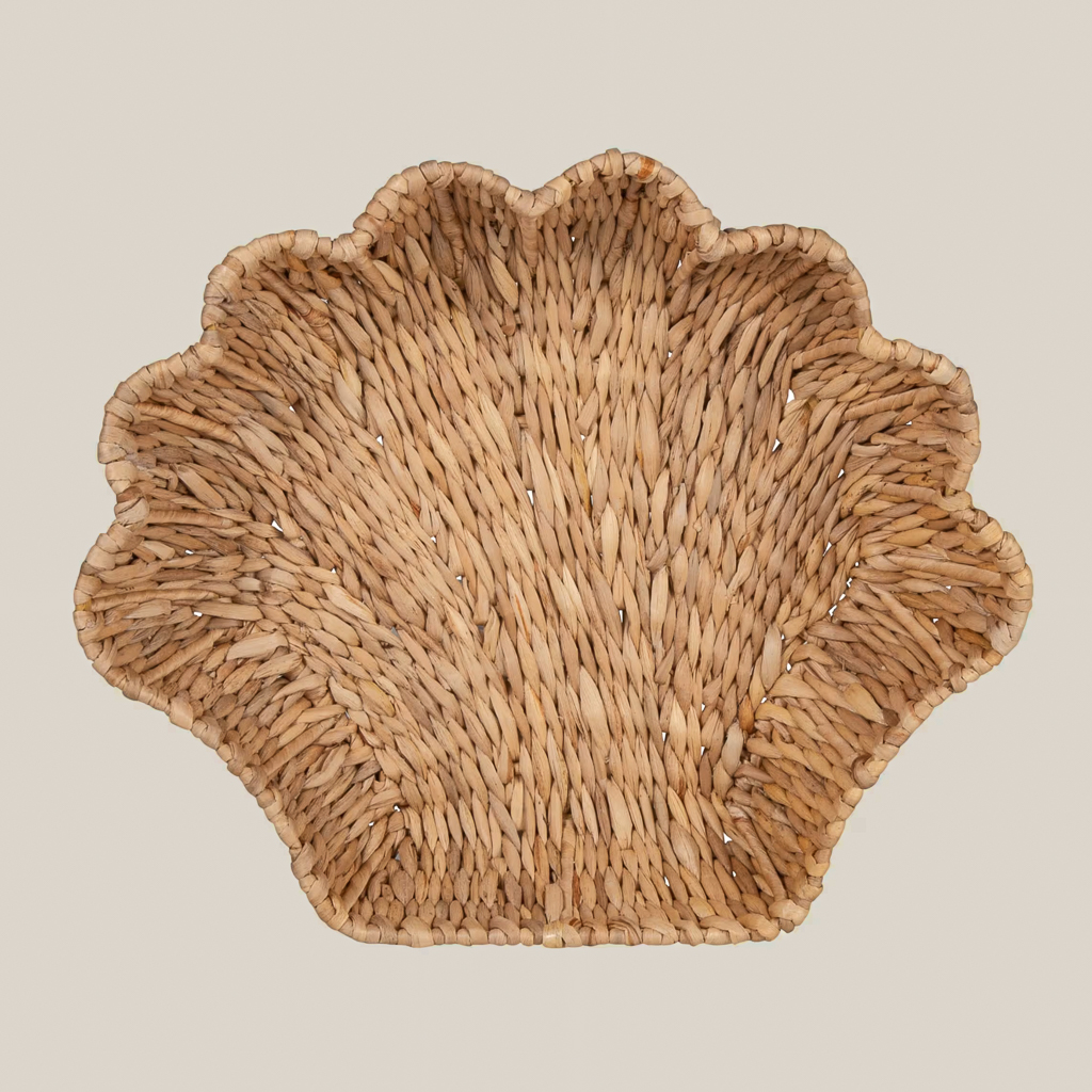 panier en forme de coquillage