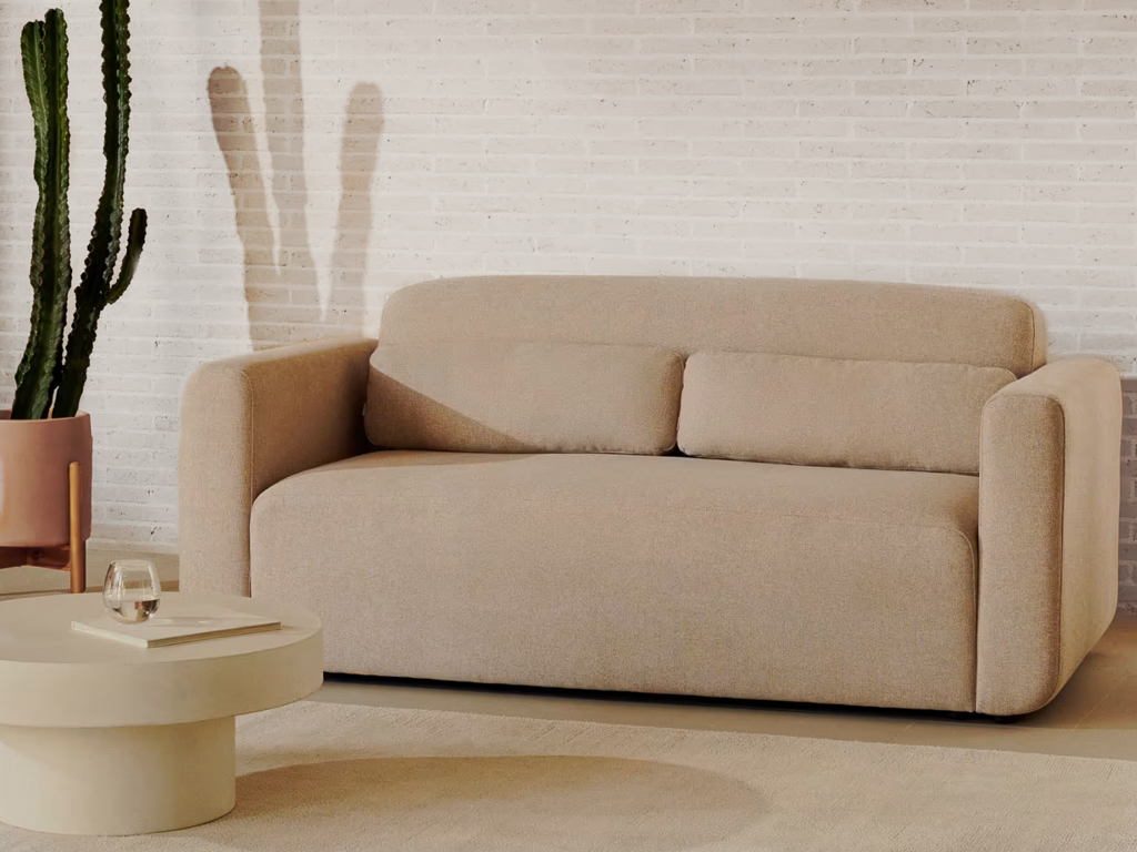 petit canapé compact beige