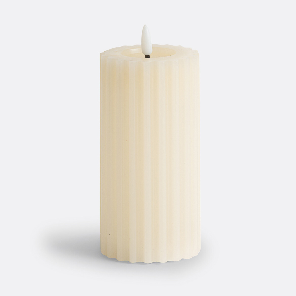 bougie led striée