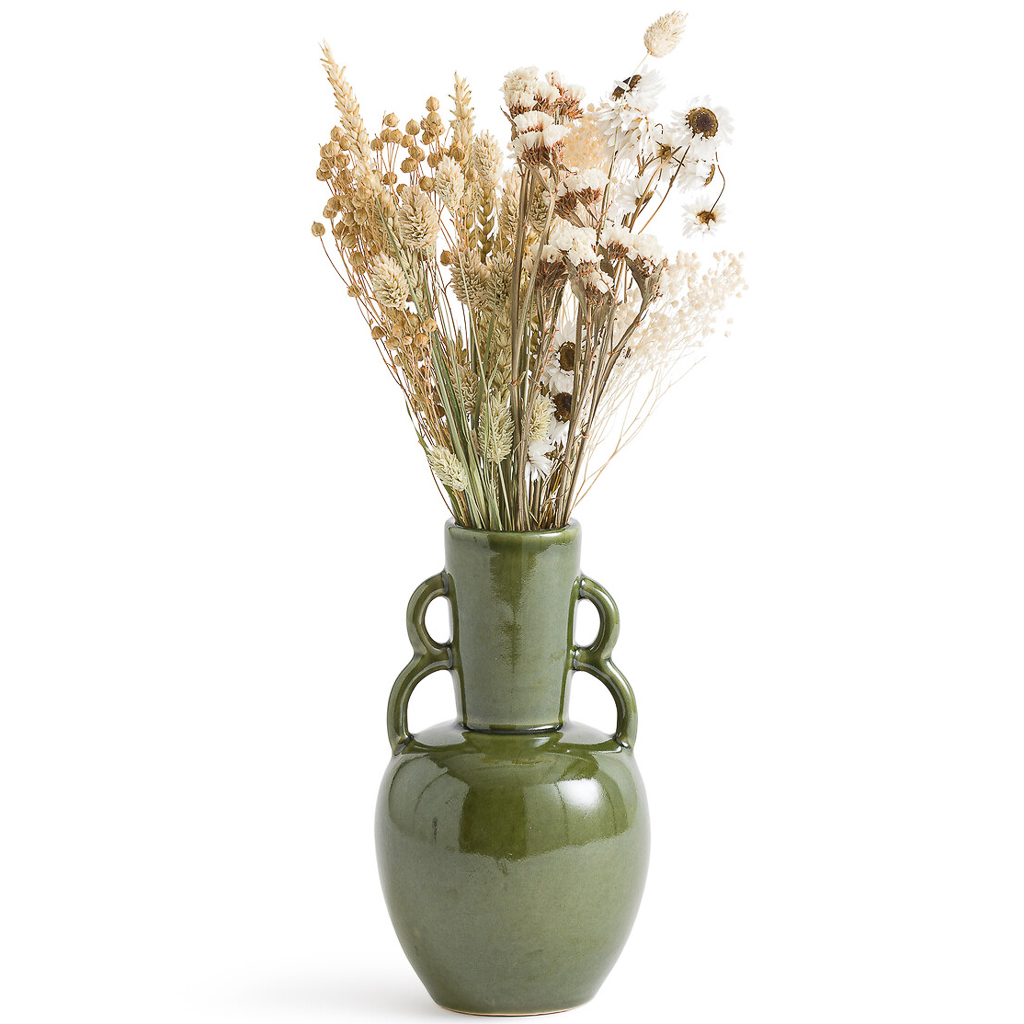 vase à anse vert sauge