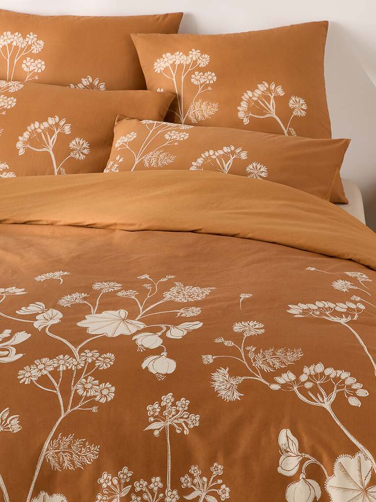 décoration campagne chic ocre et vert sauge