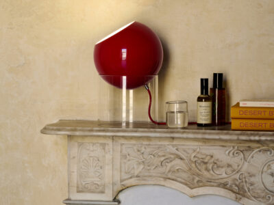 lampe topan rouge