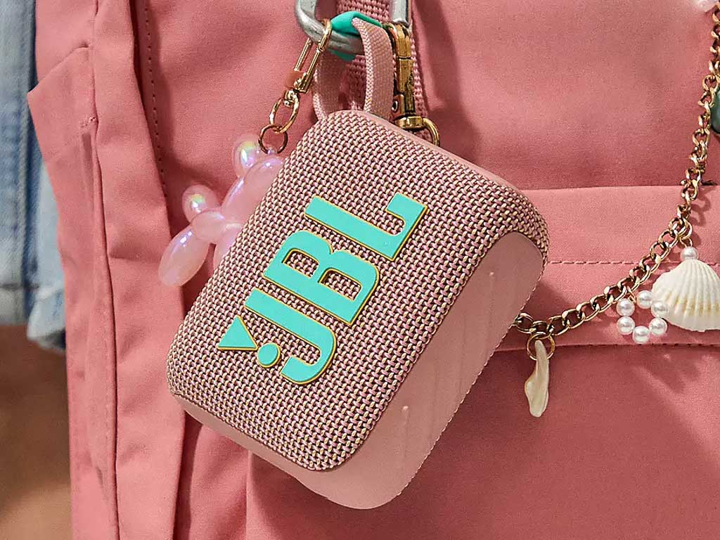 enceinte bluetooth waterproof rose