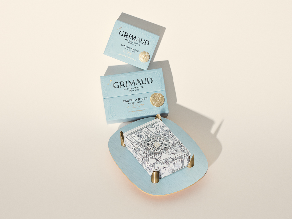 support jeu de cartes Grimaud