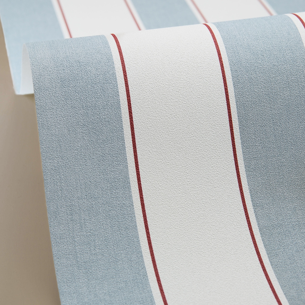 papier peint rayures bleu blanc et rouge