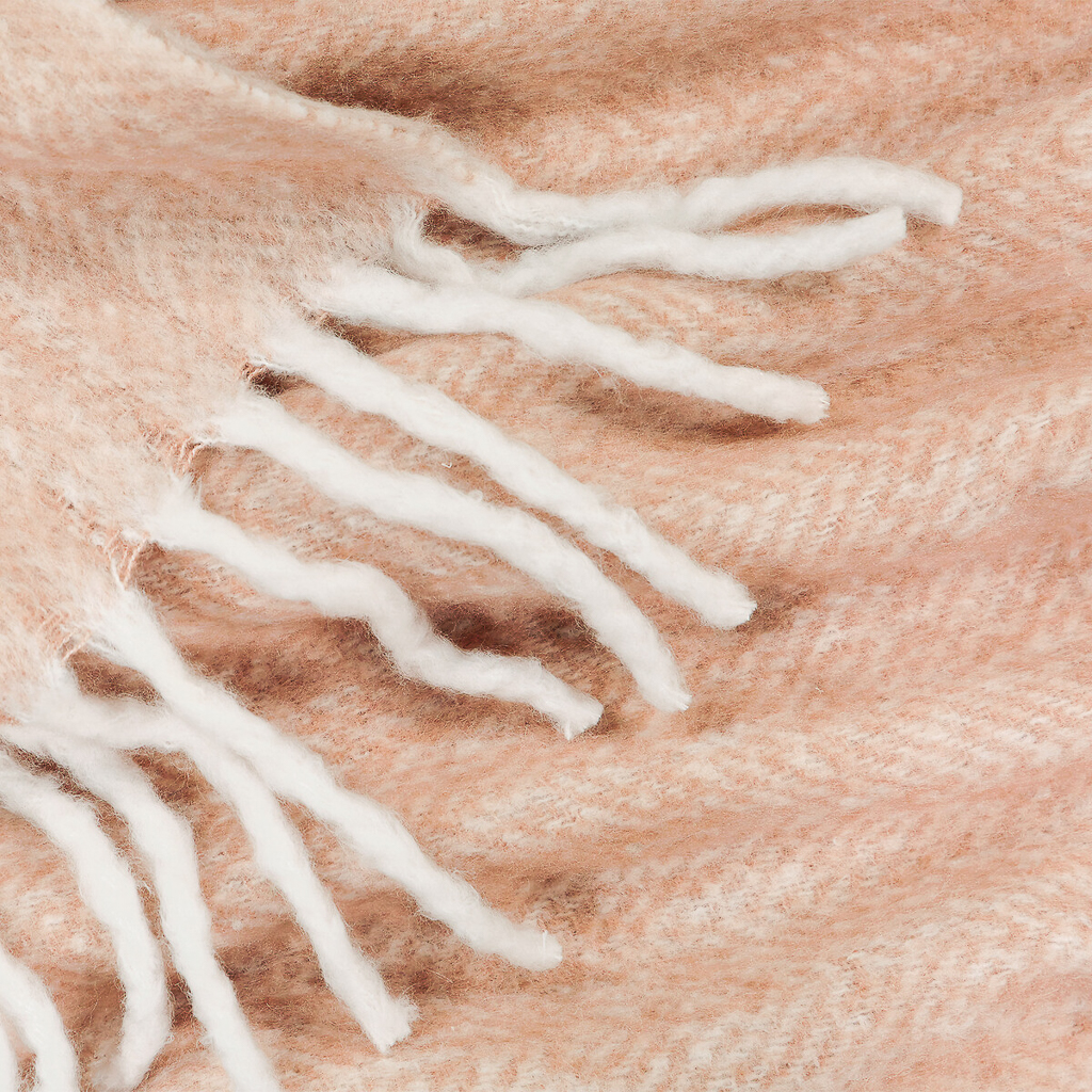 plaid façon mohair