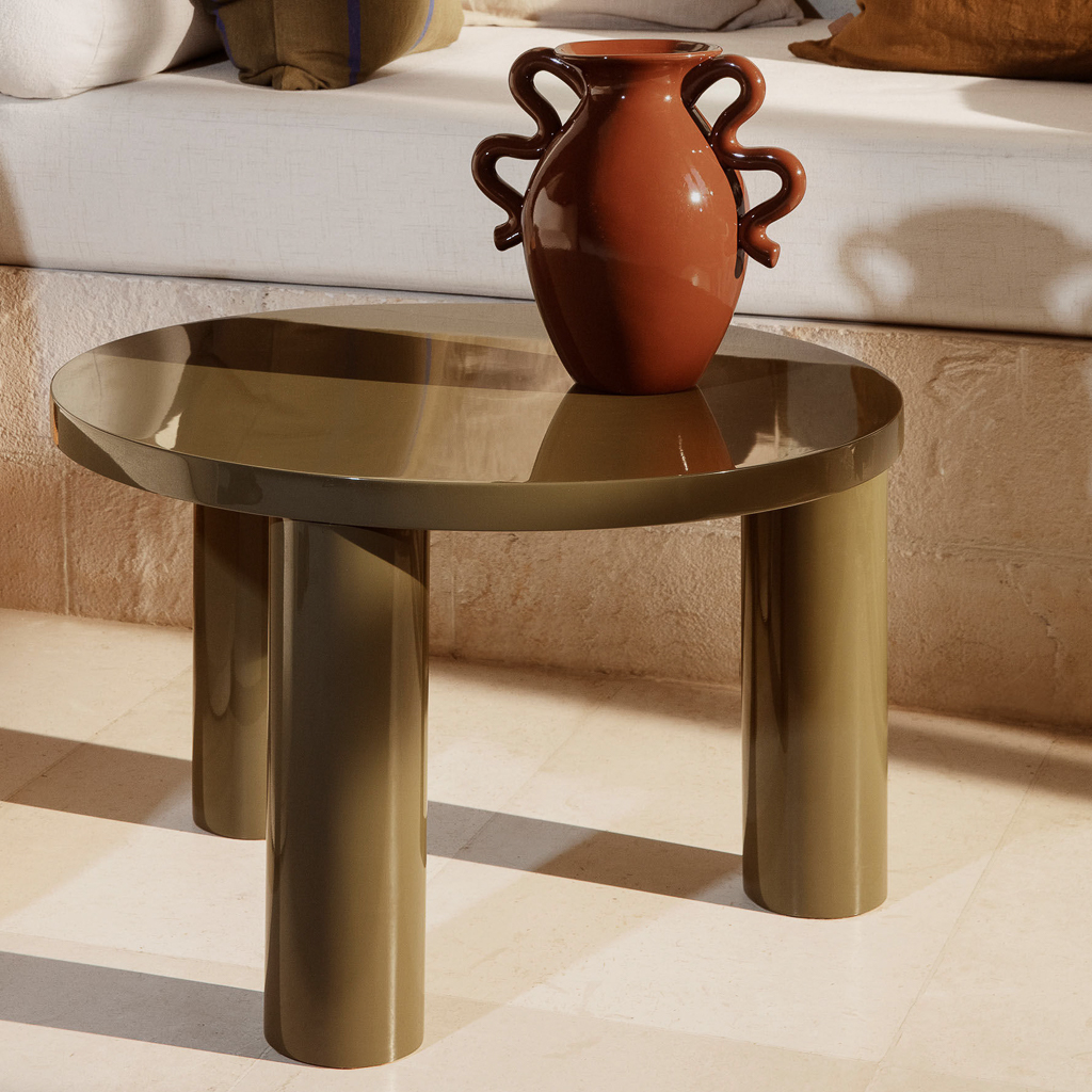 table basse vert olive