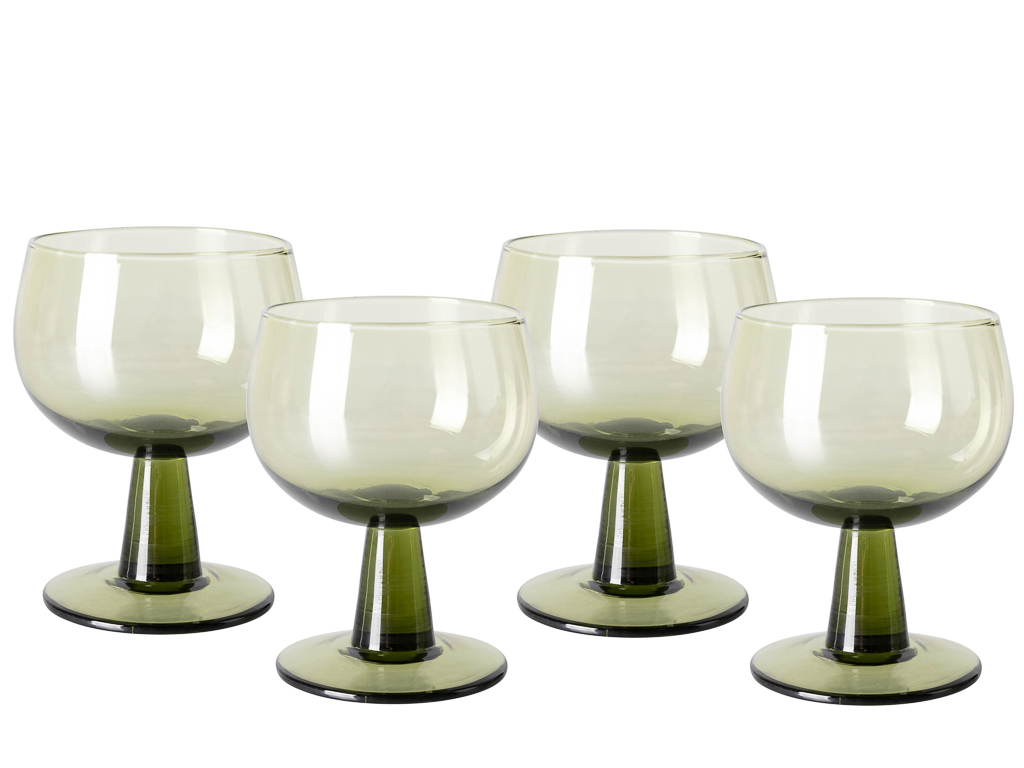 verre à eau vert olive