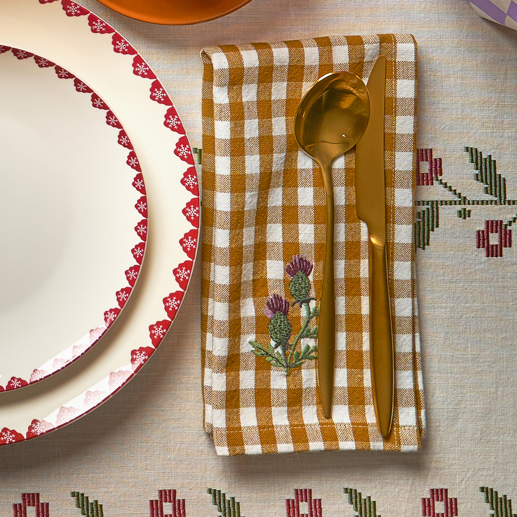 décoration table de noël originale