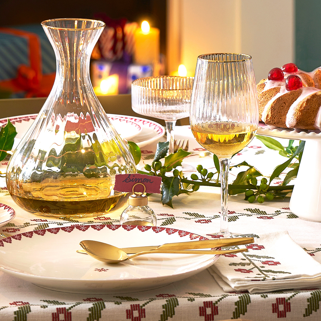 décoration table de noël originale