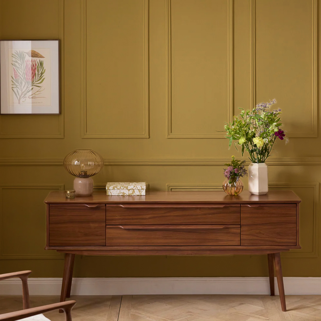 salon coloré mid century