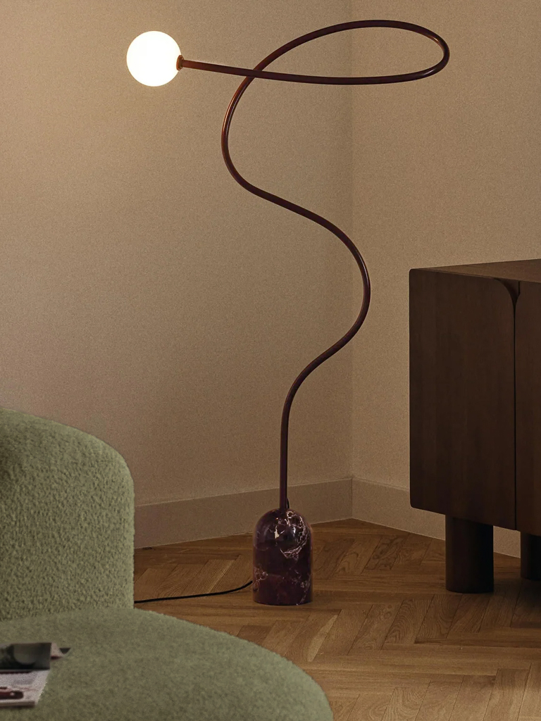 salon coloré mid century