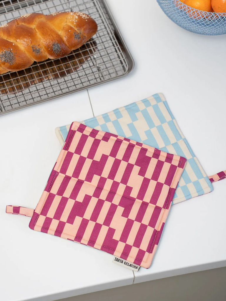 maniques motif graphique couleur